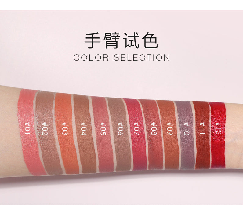 Wholesale 12 Colors Velvet Matte Long Lasting Nonstick Cup Lip Gloss JDC-MK-DE005