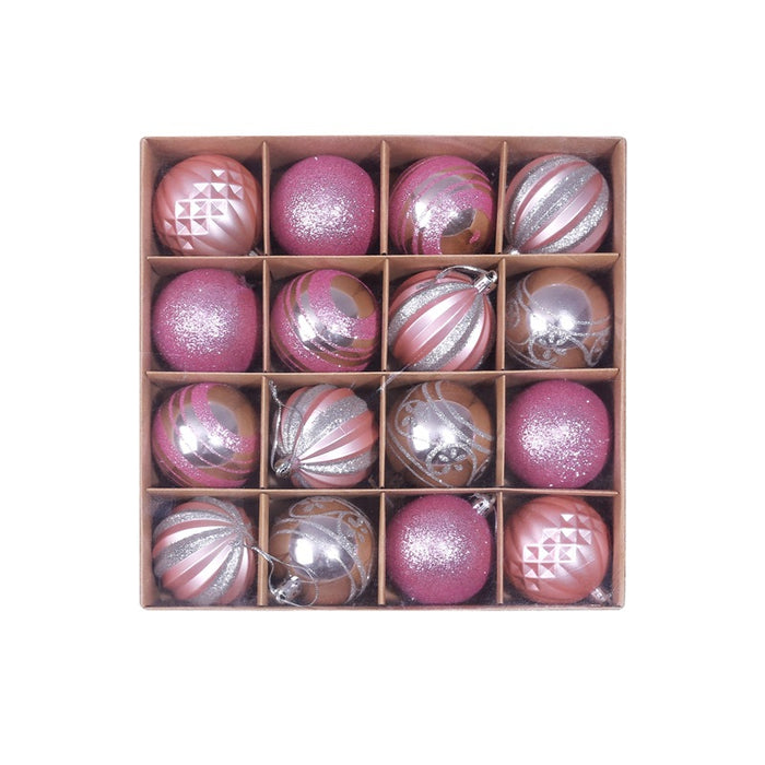 Bolas decorativas decorativas decorativas al por mayor PVC 6cm MOQ≥2 JDC-DCN-CUNJ005