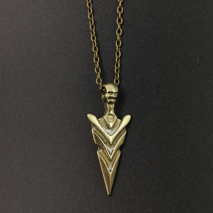 Wholesale Necklace Alloy Retro Luminous Arrow Pendant JDC-NE-QiF001