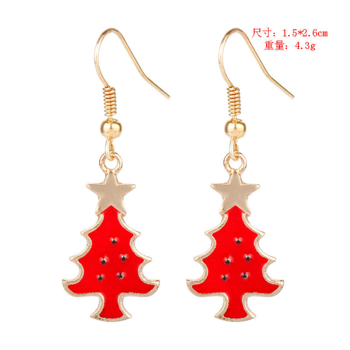 Wholesale Earrings Alloy Cartoon Halloween Christmas JDC-ES-Dsheng005