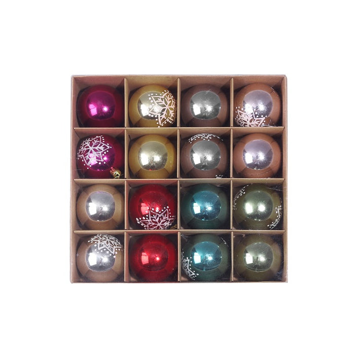 Wholesale Decorative Christmas Tree PVC Decorative Balls 6cm MOQ≥2 JDC-DCN-Cunj005