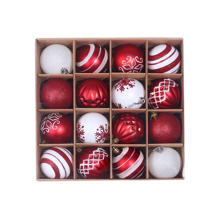 Wholesale Decorative Christmas Tree PVC Decorative Balls 6cm MOQ≥2 JDC-DCN-Cunj005