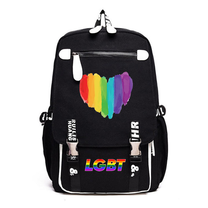 Wholesale LGBT Pride Day Oxford Cloth Backpack JDC-BP-Henlie002