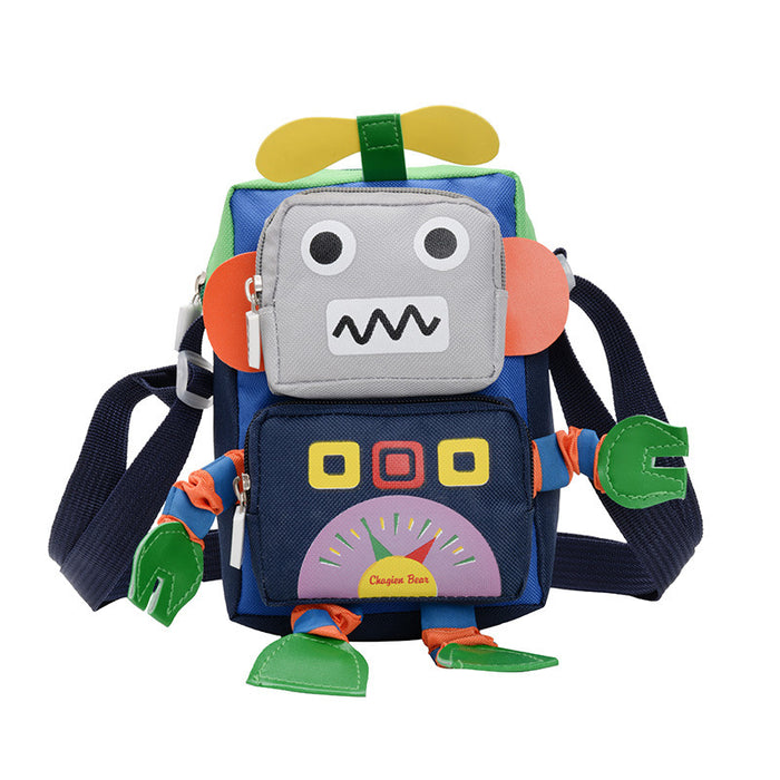 Wholesale Robot Canvas Children's Bag JDC-SD-GSHN029