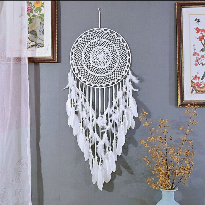 Wholesale Dream Catcher Feather Cotton Large Wedding Decoration JDC-DC-QQPJ003