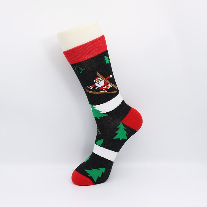 Medio de calcetín al por mayor Mid Tube lindo Navidad MOQ≥3 JDC-SK-SHUIH003