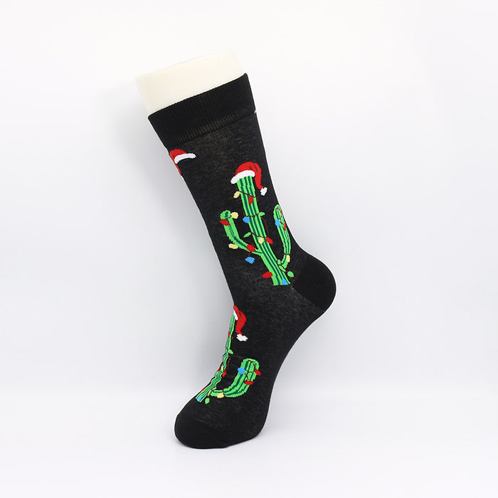 Medio de calcetín al por mayor Mid Tube lindo Navidad MOQ≥3 JDC-SK-SHUIH003