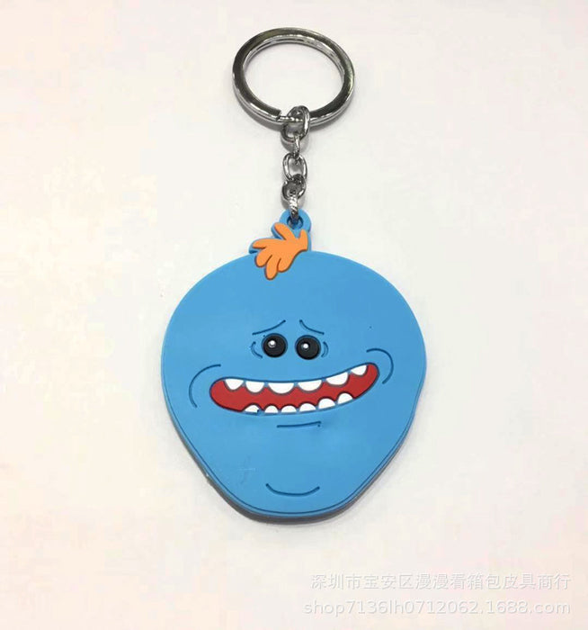 Wholesale Cartoon Rubber Keychain MOQ≥3 JDC-KC-MMan001
