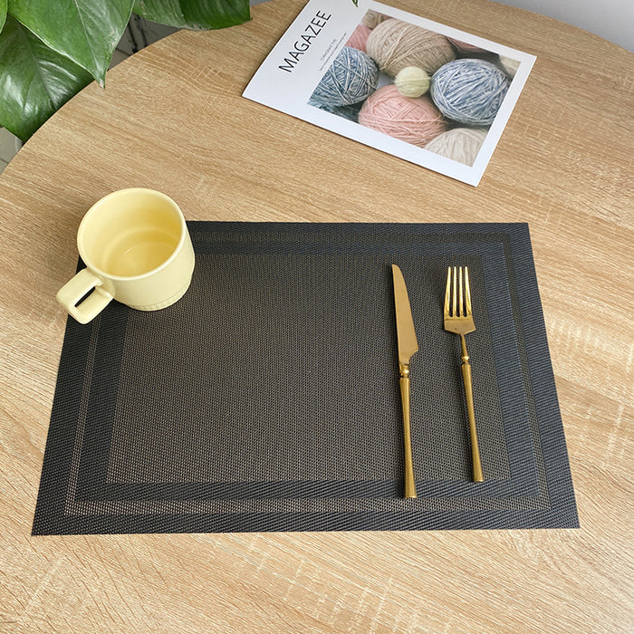 Wholesale PVC placemats waterproof and anti-scald dining table mat MOQ≥2 JDC-PS-Chaodu002