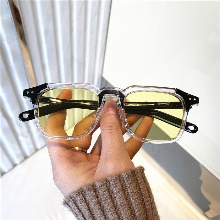 Wholesale Sunglasses resin retro style JDC-SG-QingTan005