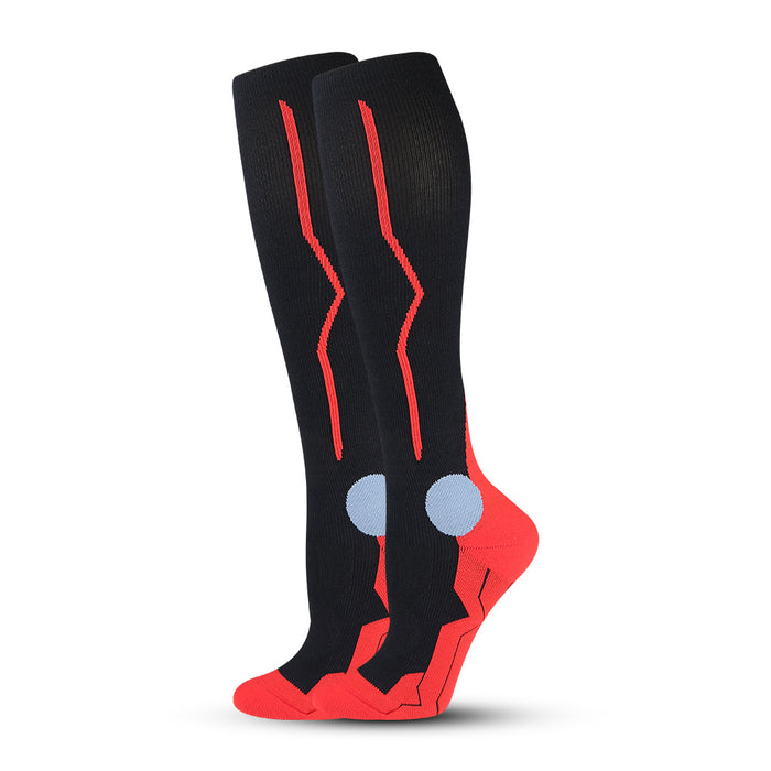 Calcetines de compresión de tubo largo al por mayor calcetines de ternero elásticos calcetines de compresión deportiva Terry JDC-SK-Meiks001