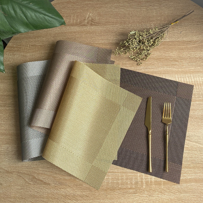 Wholesale PVC placemats waterproof and anti-scald dining table mat MOQ≥2 JDC-PS-Chaodu002