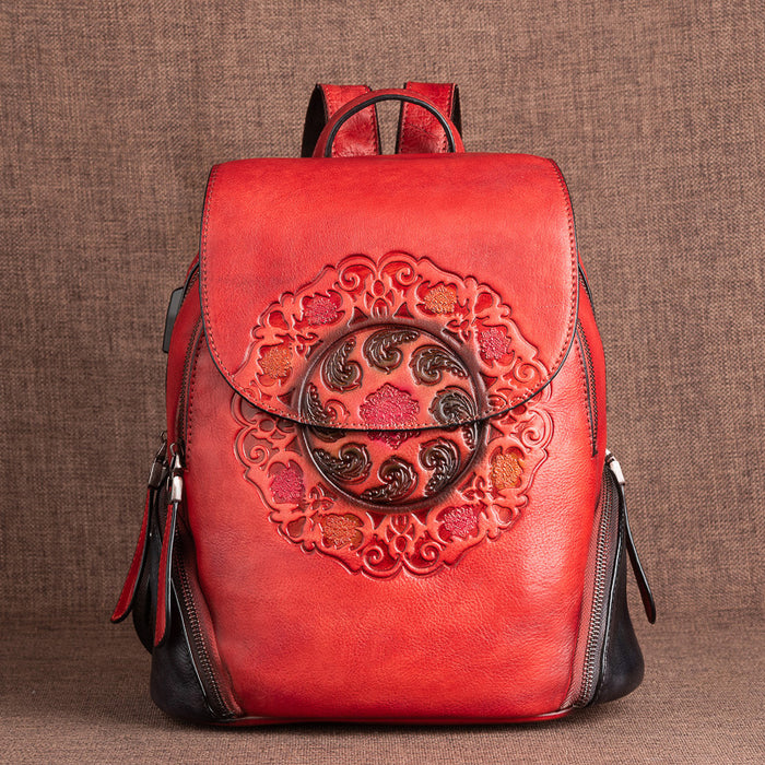 Wholesale genuine leather backpack JDC-BP-Jiabl001