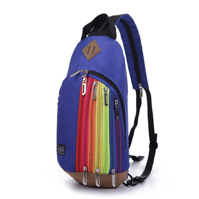 Wholesale backpack rainbow chest bag parent-child dual use JDC-BP-Mengsiw001