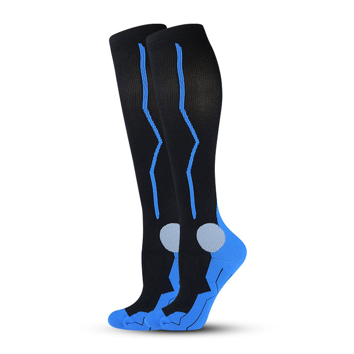 Calcetines de compresión de tubo largo al por mayor calcetines de ternero elásticos calcetines de compresión deportiva Terry JDC-SK-Meiks001