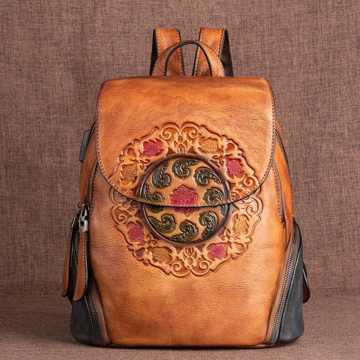 Wholesale genuine leather backpack JDC-BP-Jiabl001