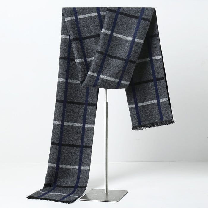 Wholesale Scarf Imitation Cashmere Versatile Warm Winter Men JDC-SF-Chand001