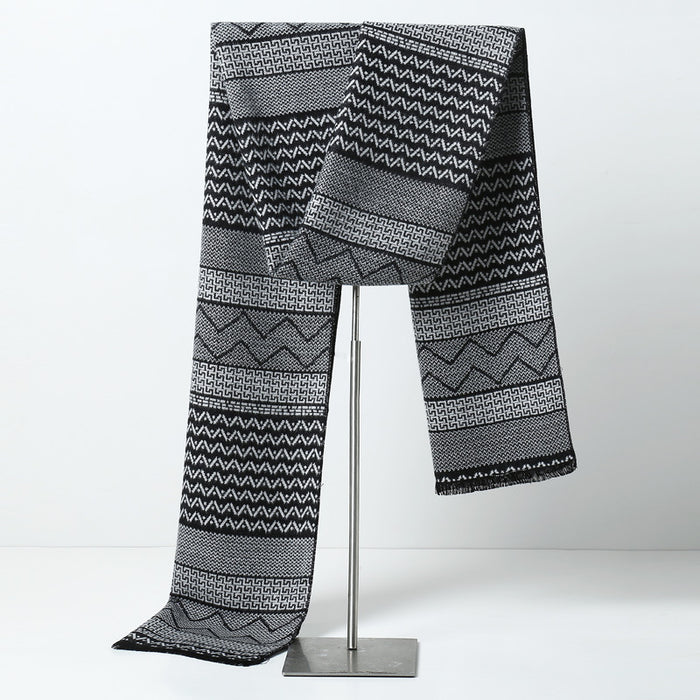 Wholesale Scarf Imitation Cashmere Versatile Warm Winter Men JDC-SF-Chand001
