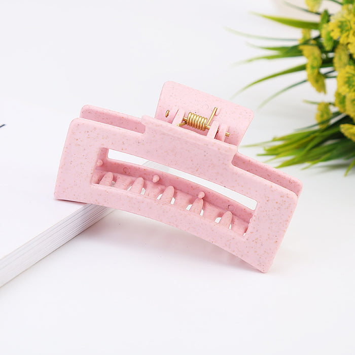 Wholesale Square Hollow Acetate Hair Clips JDC-HC-XueH004