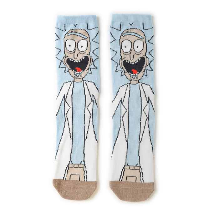 Wholesale socks cartoon medium and long tube skateboard personality socks (M) JDC-SK-HuiHe006