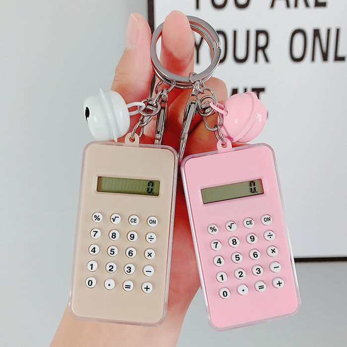 Wholesale Mini Calculator Cute Portable Card Type Pocket Keychain Pendant JDC-KC-SCheng028