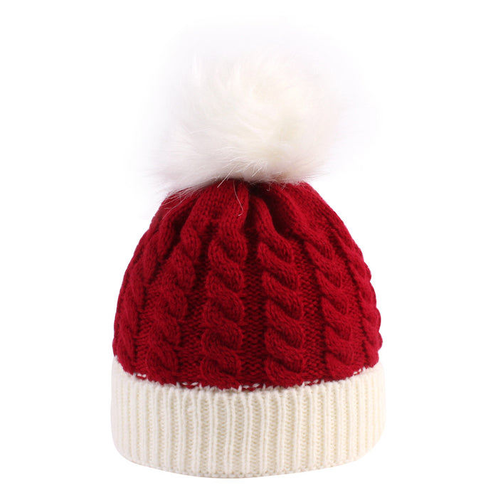Wholesale Hat Wool Christmas Warm Children's Knitted Hat MOQ≥2 JDC-FH-MY008