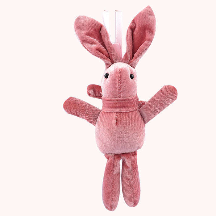 Wholesale Wishing Rabbit Doll Plush Toy Velvet Rabbit Pendant Christmas Gift MOQ≥5 JDC-FT-Ranjun003