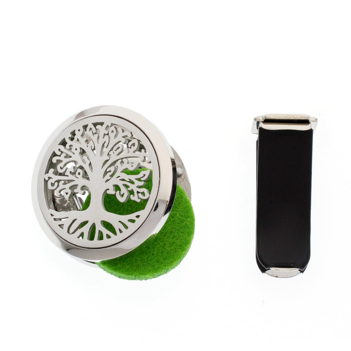 Wholesale Car Accessories Stainless Steel Snack Hollow Pattern Air Outlet Perfume Clip JDC-CA-BoShi009
