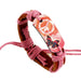 Jewelry WholesaleWholesale Peace Sign Butterfly Leather Bracelet JDC-BT-PK018 Bracelet 庞克 %variant_option1% %variant_option2% %variant_option3%  Factory Price JoyasDeChina Joyas De China