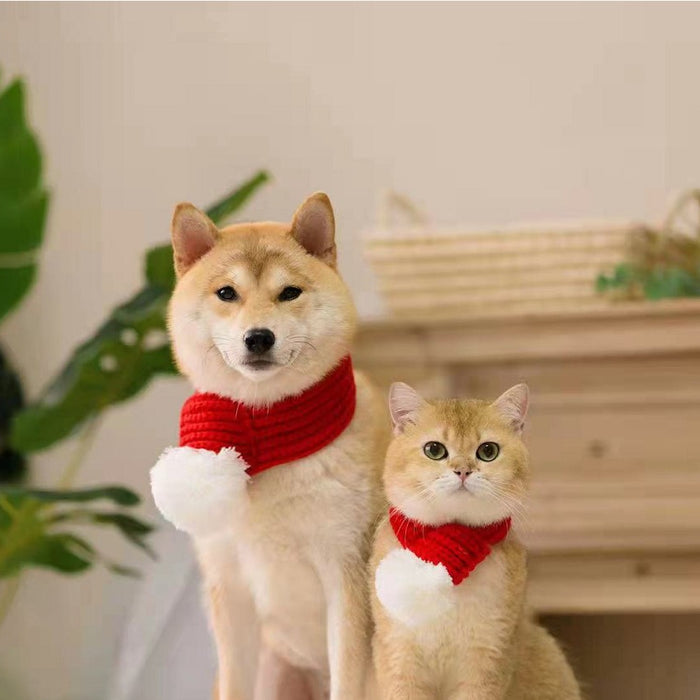 Wholesale Pet Cats And Dogs Christmas Scarf JDC-PC-Tengy001