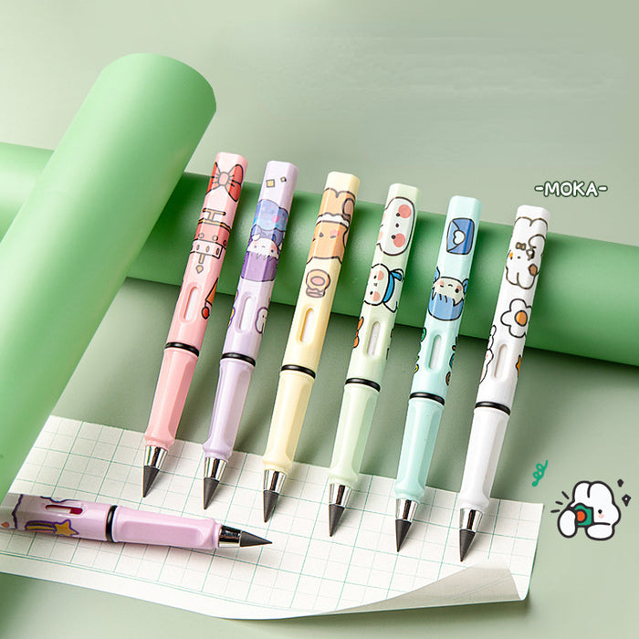 Wholesale Black Tech Plastic Cartoon Eternity Pen MOQ≥2 JDC-BP-Xiaom001