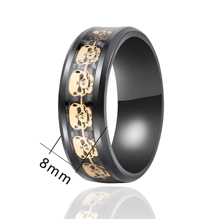 Wholesale Ring Stainless Steel Skull JDC-RS-XinF004