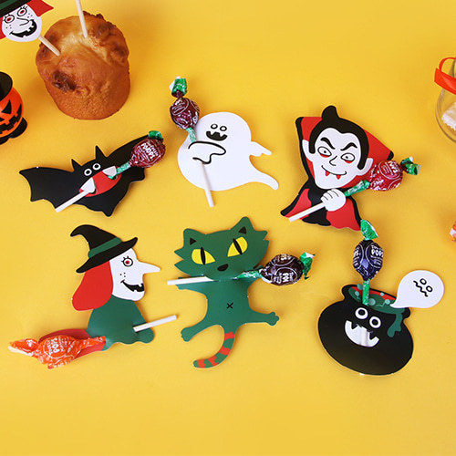 Wholesale Halloween Candy Wrapping Cards MOQ≥10 JDC-JP-HuaiB004