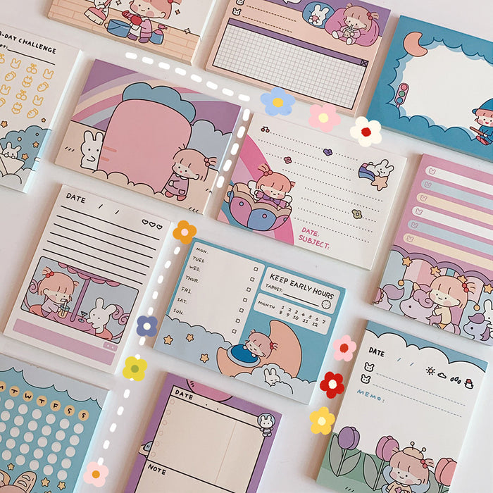 Wholesale cartoon cute sticky notes JDC-ST-Tengy001