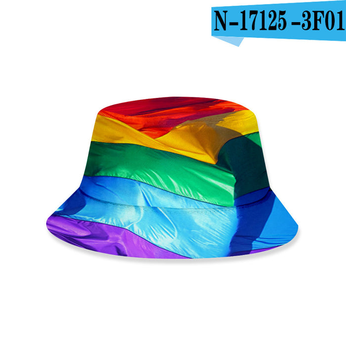Wholesale LGBT Printing Hat Bucket Hat Student Couple JDC-FH-QXin001