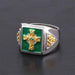 Jewelry WholesaleWholesale Irish Celtic Cross Alloy Ring MOQ≥2 JDC-RS-HuH001 Rings 胡贺 %variant_option1% %variant_option2% %variant_option3%  Factory Price JoyasDeChina Joyas De China