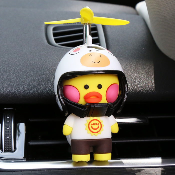 Wholesale Car Accessories Rubber Duck Air Conditioner Outlet Aromatherapy Decoration MOQ≥2 JDC-CA-ChangZ001