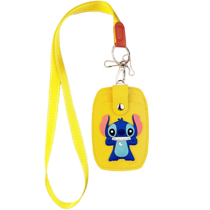 Wholesale cartoon cute student keychain with halter rope JDC-KC-YCYK004