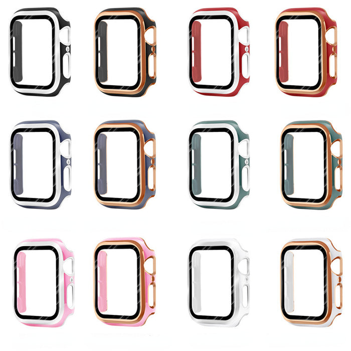 Wholesale Watch Cases PC iWatch Protective Cases with Film MOQ≥2 JDC-WD-KuYue003