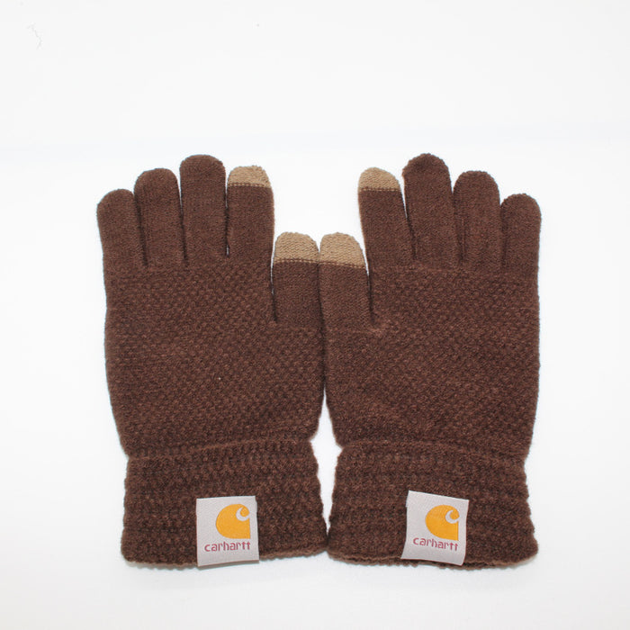 Wholesale Gloves Knitted Thickening Elastic Full Finger Touch Screen MOQ≥2 (F) JDC-GS-QCL001