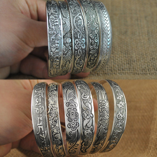 Jewelry WholesaleWholesale ethnic style retro carved open-ended Bracelets JDC-BT-YF003 Bracelet 友菲 %variant_option1% %variant_option2% %variant_option3%  Factory Price JoyasDeChina Joyas De China