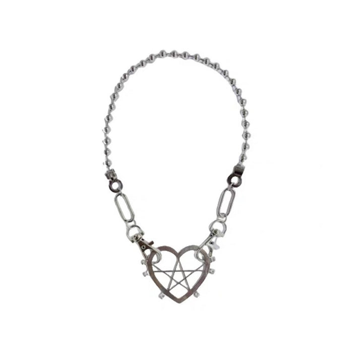 Wholesale Necklaces Alloy Heart Necklace JDC-NE-DLF003