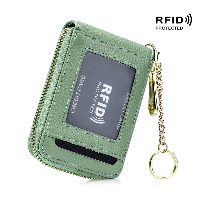 Wholesale Keychain Leather Multifunctional Card Holder Keychain MOQ≥3 JDC-KC-ANS001