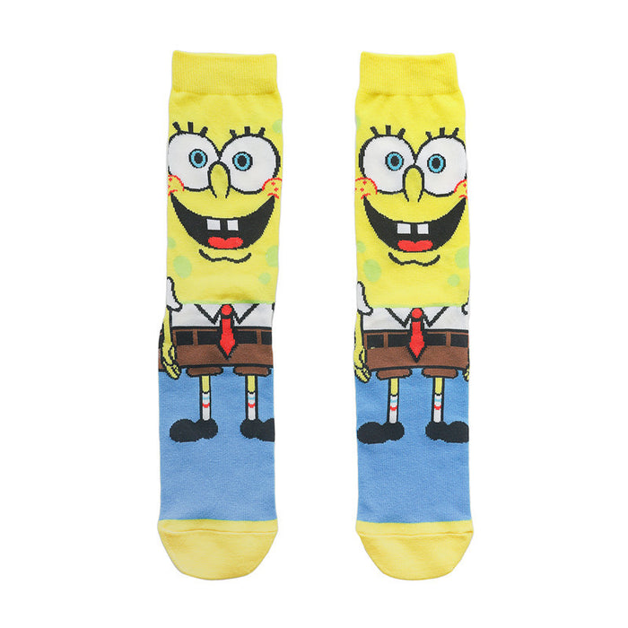 Wholesale socks cartoon medium and long tube skateboard personality socks (M) JDC-SK-HuiHe009