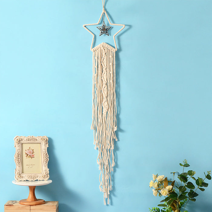 Wholesale Woven Star Tapestry Living Room Ornament Ornament MOQ≥2 JDC-DC-XZhao003