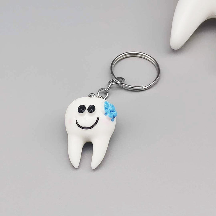 llavero al por mayor simulación de PVC dientes dentados dentista dentista jdc-kc-xiangy017