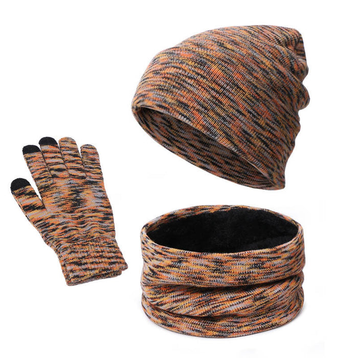 Wholesale Scarf Cotton Hat Scarf Gloves Three Piece Warm JDC-SF-Kaip005