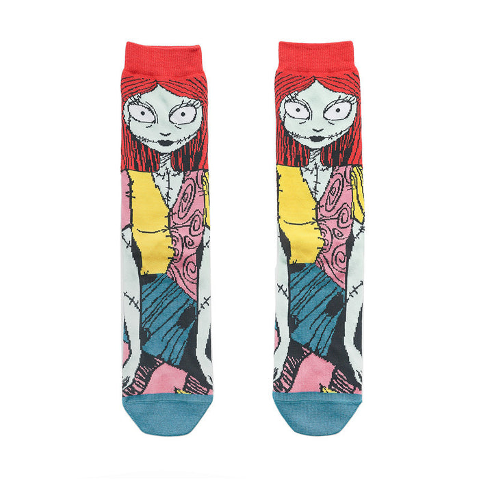 Calcetines al por mayor Cartoon mediana y tubo largo de skateboard Socks (M) JDC-SK-Huihe009
