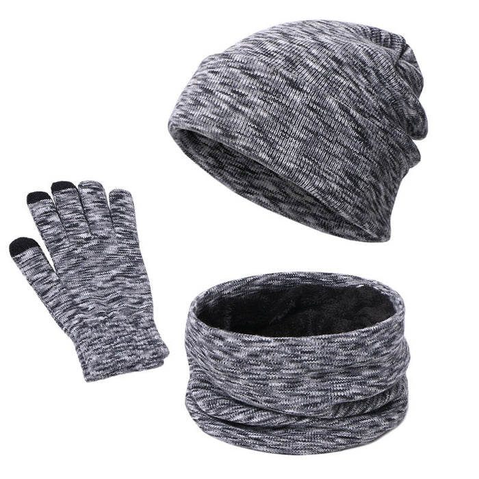 Wholesale Scarf Cotton Hat Scarf Gloves Three Piece Warm JDC-SF-Kaip005