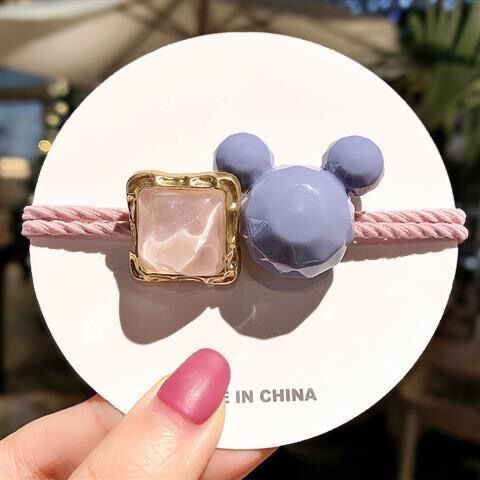 Crystal en gros acrylique Mickey Band Jelly Color Rubber Band MOQ ≥2 JDC-HS-FUYUAN001